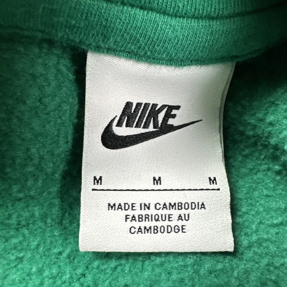 Nike Center Swoosh Phoenix Fleece Hoodie Women Medium Green Logo DQ5858-365 - Picture 2 of 16